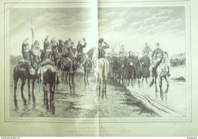 Le Monde illustré 1877 n°1078 Russie St-Pétersbourg Turquie Constantinople