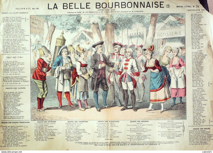 La Belle Bourdonnaise 2 (Opéra) (Pellerin d'epinal)