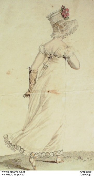 Costume Parisien 1813 # 1312 Robe perkale