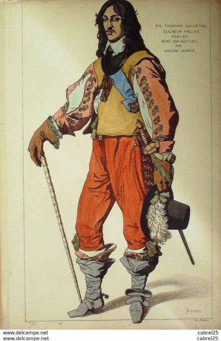 Wharton Thomas seigneur de 1638 Angleterre