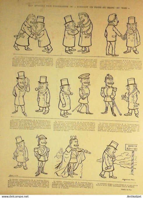Le Rire 1900-12-15 # 319 Journal humoristique Ed.Originale Le degout l'a tue