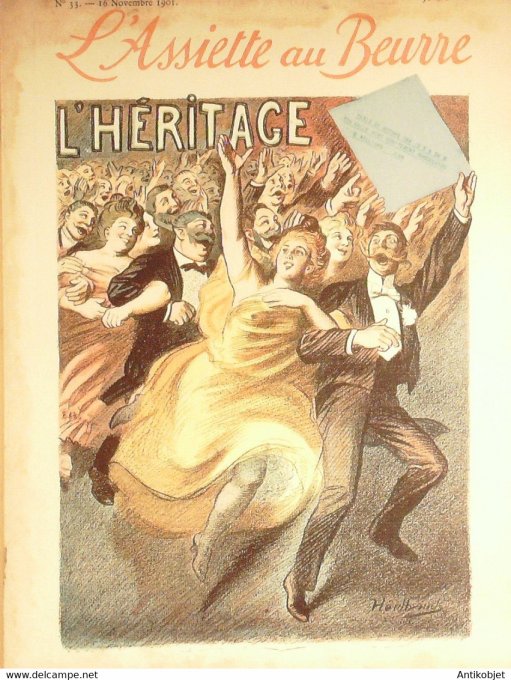 L'Assiette au beurre 1901 n° 33 L'héritage Heidbrinck