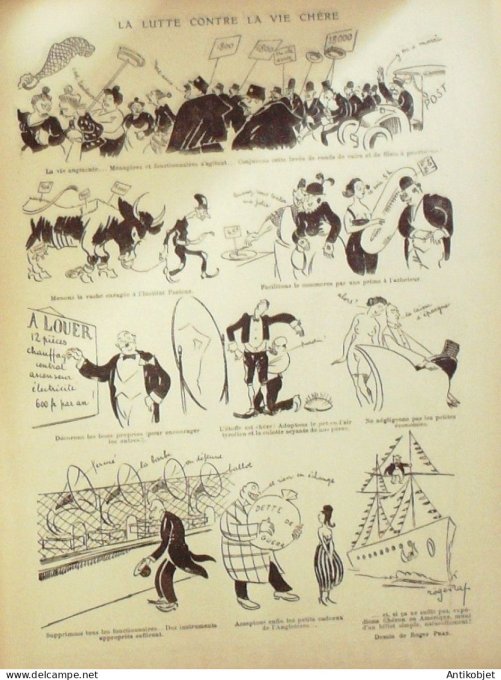 Le Rire 1924-02- 2 # 261 Journal humoristique Ed.Originale Labour Party