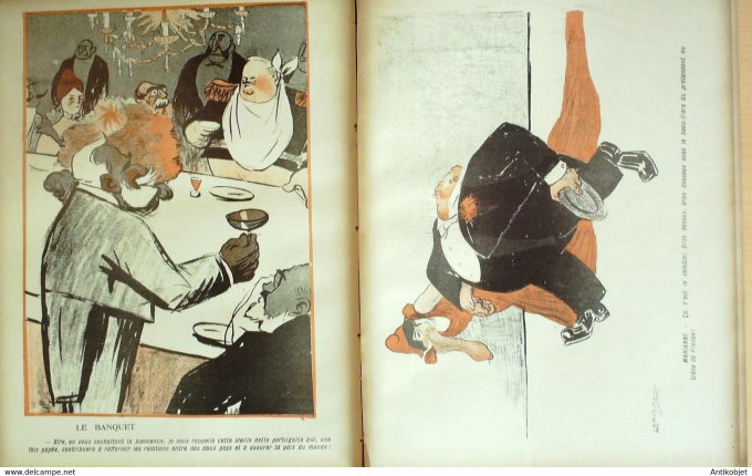 L'Assiette au beurre 1905 # 243 Carlos à Paris Camara