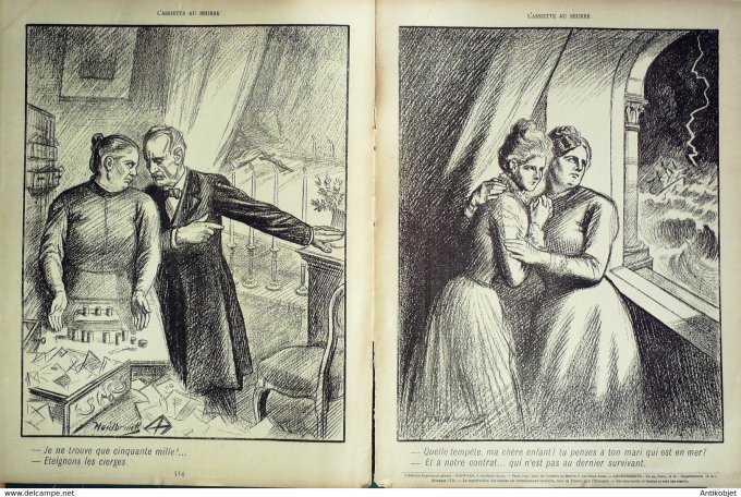 L'Assiette au beurre 1901 n° 33 L'héritage Heidbrinck