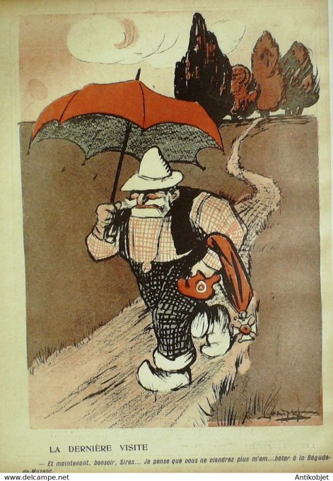 L'Assiette au beurre 1905 # 243 Carlos à Paris Camara