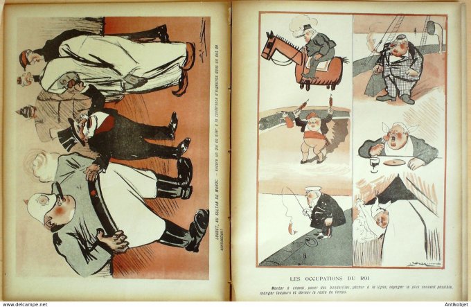 L'Assiette au beurre 1905 # 243 Carlos à Paris Camara