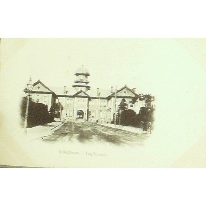 Cpa Japon Yokohama Douanes 1904