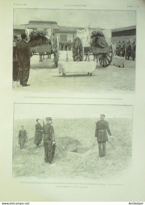 L'illustration 1901 n°3020 Chine Pao-Ting-Fou Changhaï-Kouan Allemagne Bremerhafen Turquie Constanti