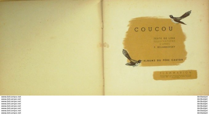 Pere Castor Coucou (Rojankovsky texte Lida) Eo 1939