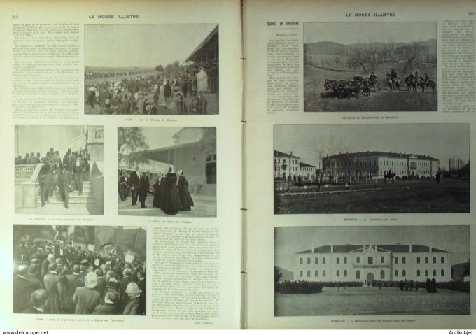 Le Monde illustré 1903 n°2404 Alger Oran Marseille (13) Tunisie Monastir Chine Princes Tching & Youn