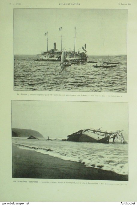 L'illustration 1901 n°3020 Chine Pao-Ting-Fou Changhaï-Kouan Allemagne Bremerhafen Turquie Constanti