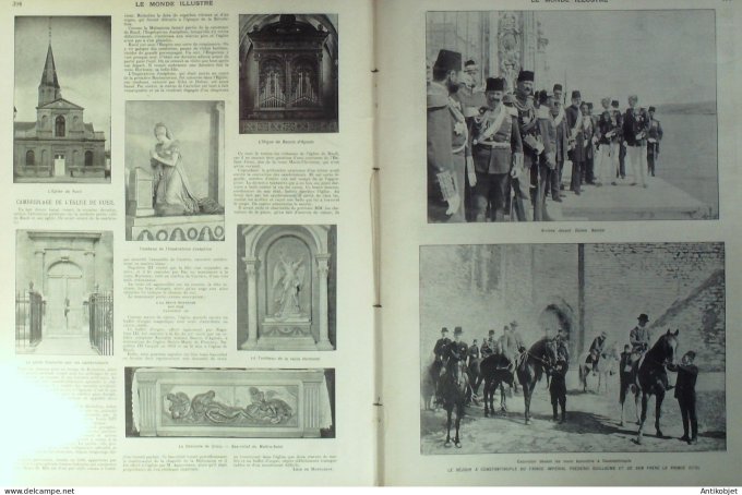 Le Monde illustré 1903 n°2404 Alger Oran Marseille (13) Tunisie Monastir Chine Princes Tching & Youn