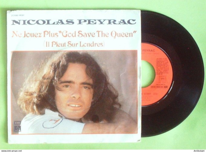 Peyrac Nicolas 45T SP Ne jouez plus God save the Queen 1978