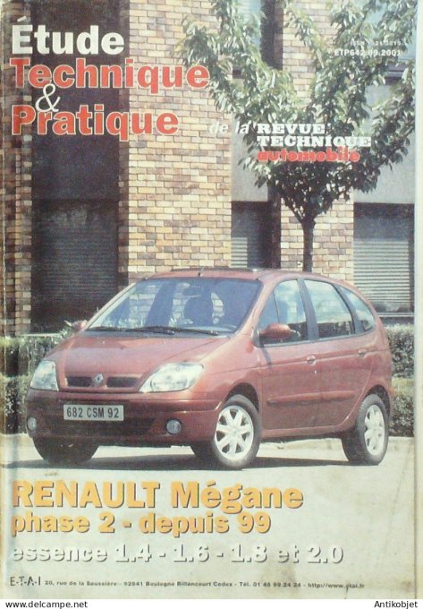 Etude Tech. Automobile 2001 n°642 Renault Mégane