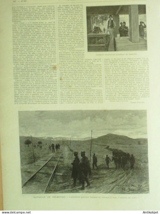 L'illustration 1897 n°2830 Grèce Vélestino Mélouna Dreux (28) Italie Palerme Urville (10)
