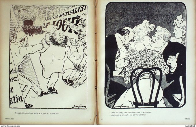 L'Assiette au beurre 1905 # 240 La Mutualité Grandjouan Delannoy
