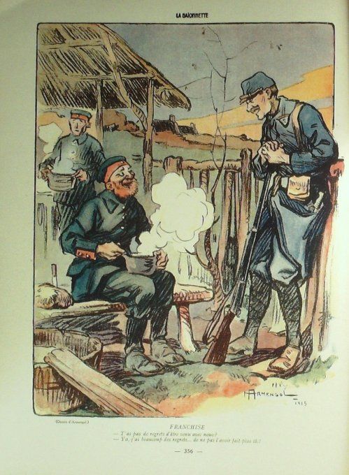 La Baionnette 1915 n°023 (Nos prisonniers) HUARD HAUTOT ARMENGOL TINESSE