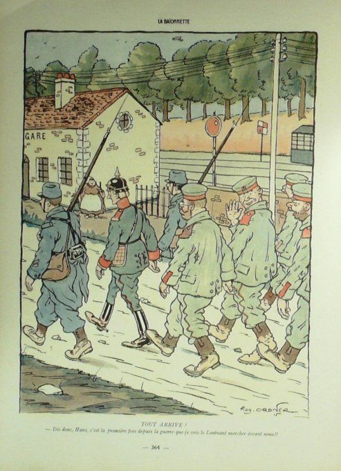 La Baionnette 1915 n°023 (Nos prisonniers) HUARD HAUTOT ARMENGOL TINESSE