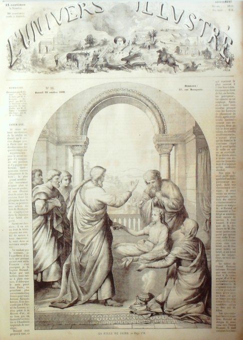 L'Univers illustré 1858 #  23 Venise Palais des doges Islande îîe San-Giulio lac d'Orta