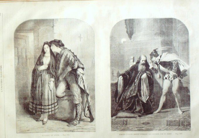 L'Univers illustré 1858 #  23 Venise Palais des doges Islande îîe San-Giulio lac d'Orta