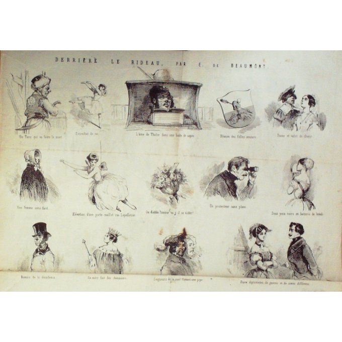 Le Journal pour RIRE 1848 n° 23 JEUX de MOTS JANET ARISTOCRATES DORE VARIETES SOCIA
