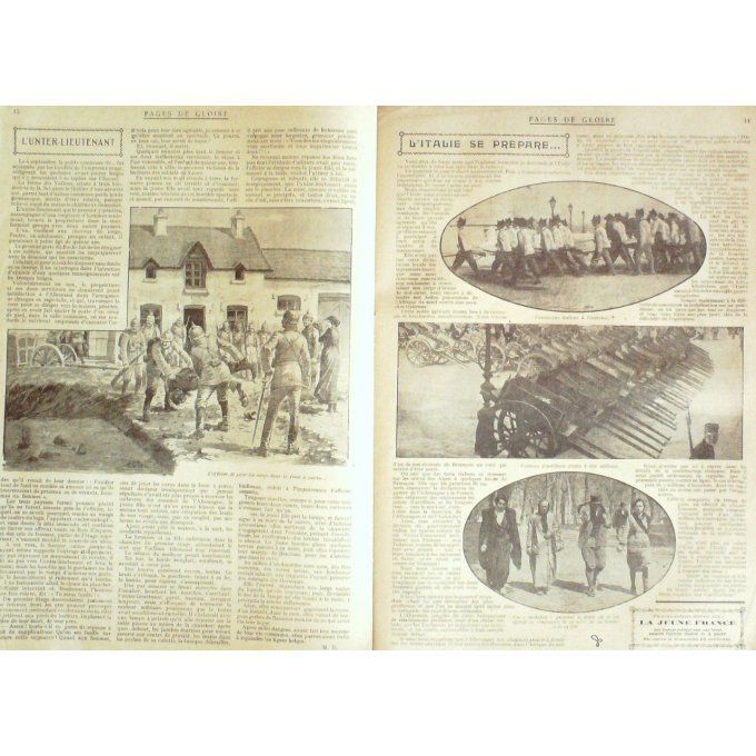 Pages de gloire 1915 n°23 CASSEL ITALIE PRZEMYSL