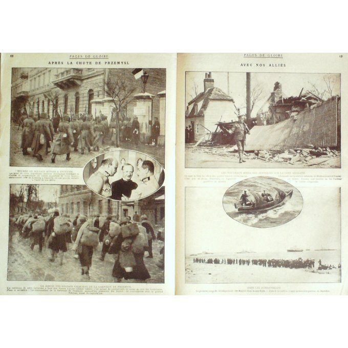 Pages de gloire 1915 n°23 CASSEL ITALIE PRZEMYSL