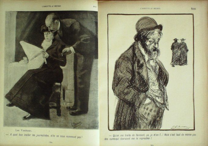 L'Assiette au beurre 1901 #  23 Dominus Vobiscum Braun Norville Ostoya