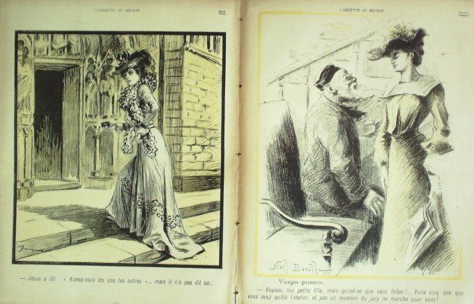 L'Assiette au beurre 1901 #  23 Dominus Vobiscum Braun Norville Ostoya