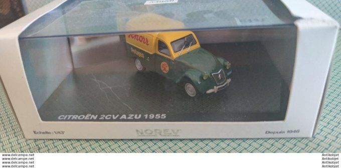 Citroen 2cv Azu 1955 potages Knorr coffret Norev 1:43