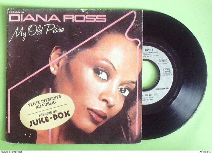 Ross Diana 45T SP My Old piano 1980 (Juke Box)
