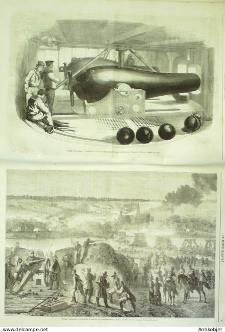Le Monde illustré 1863 n°300 Mexique Véra-Cruz Puente-Nacional Fredericksburg Etats-Unis
