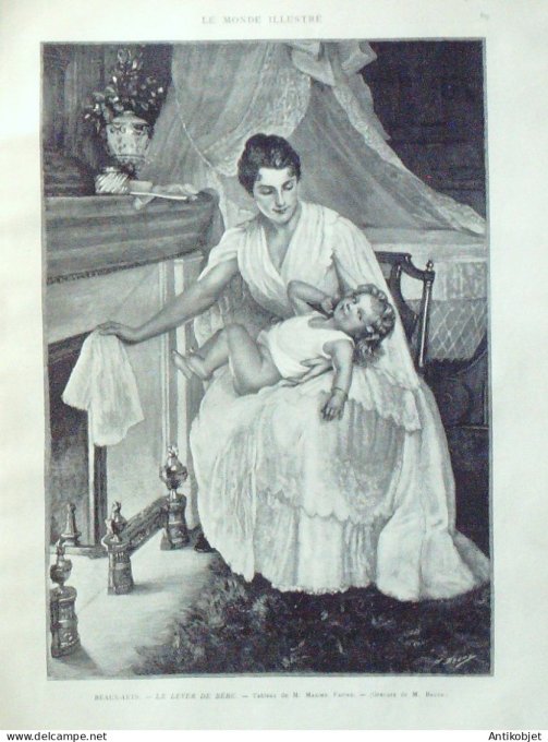 Le Monde illustré 1892 n°1819 Brésil Jangada Perse Mouchir-Ed-Doulé Monaco