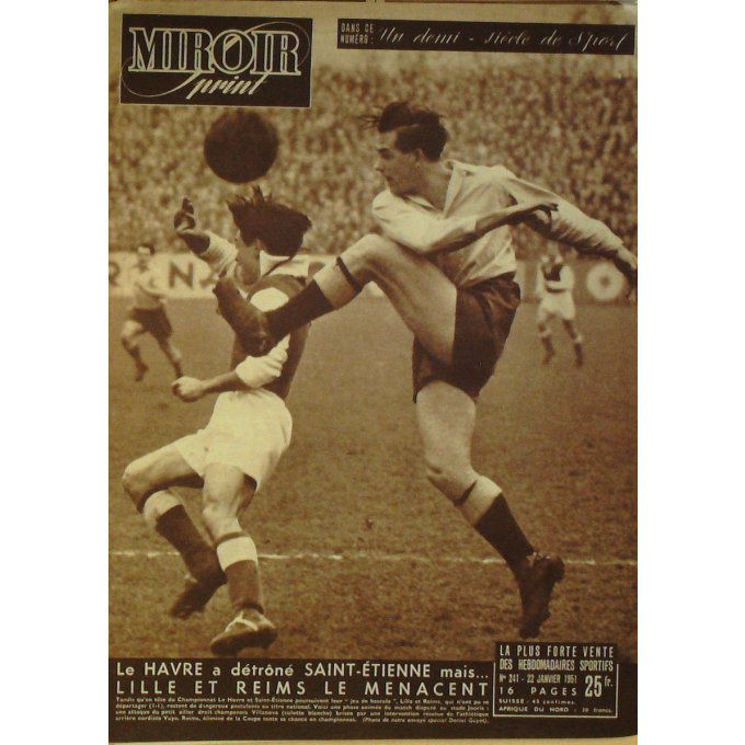 Miroir Sprint 1951 #  241 22 Jan Garmisch Megey Villanova Vuye Mustaphaoui/Bini/Mouss