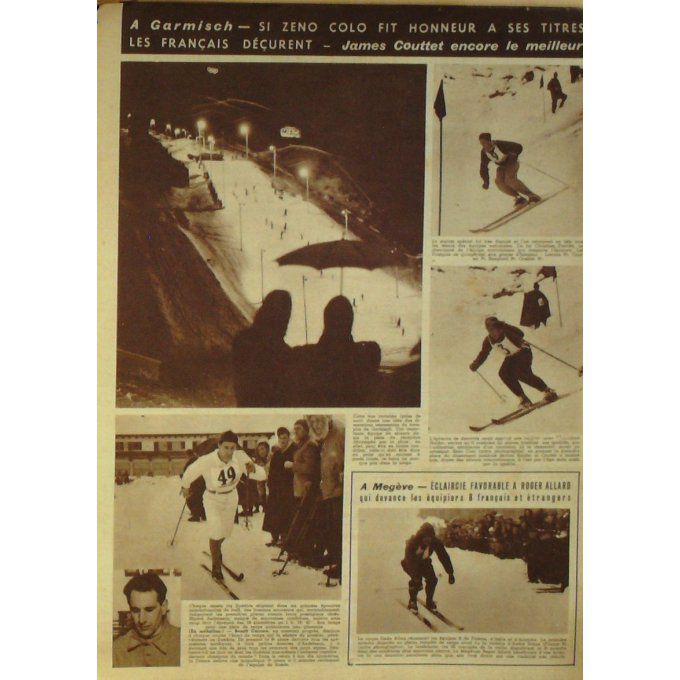 Miroir Sprint 1951 #  241 22 Jan Garmisch Megey Villanova Vuye Mustaphaoui/Bini/Mouss