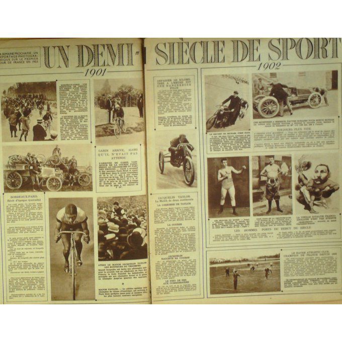 Miroir Sprint 1951 n° 241 22/1 GARMISCH MEGEY VILLANOVA VUYE MUSTAPHAOUI/BINI/MOUSS