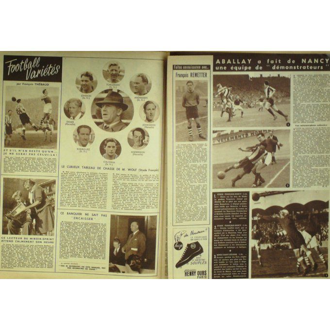Miroir Sprint 1951 n° 241 22/1 GARMISCH MEGEY VILLANOVA VUYE MUSTAPHAOUI/BINI/MOUSS