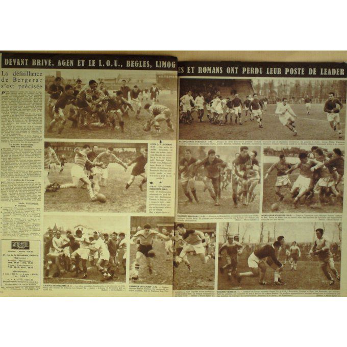 Miroir Sprint 1951 #  241 22 Jan Garmisch Megey Villanova Vuye Mustaphaoui/Bini/Mouss