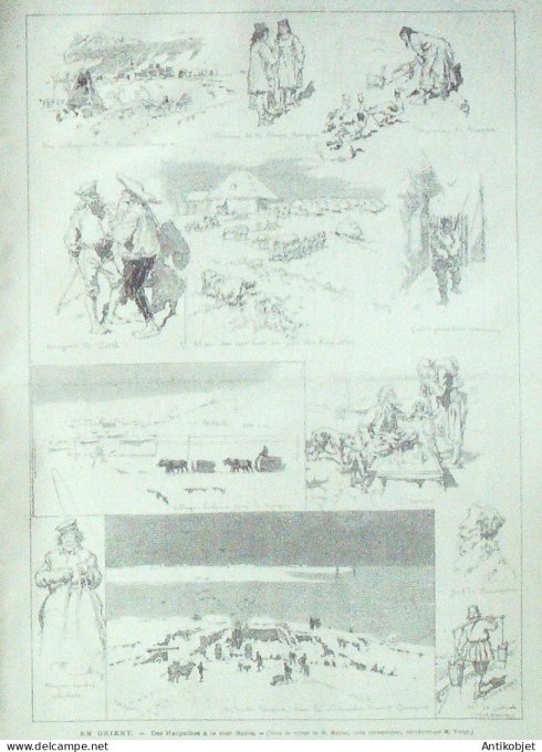 Le Monde illustré 1877 n°1043  Milan Washington Russie St-Pétersbourg