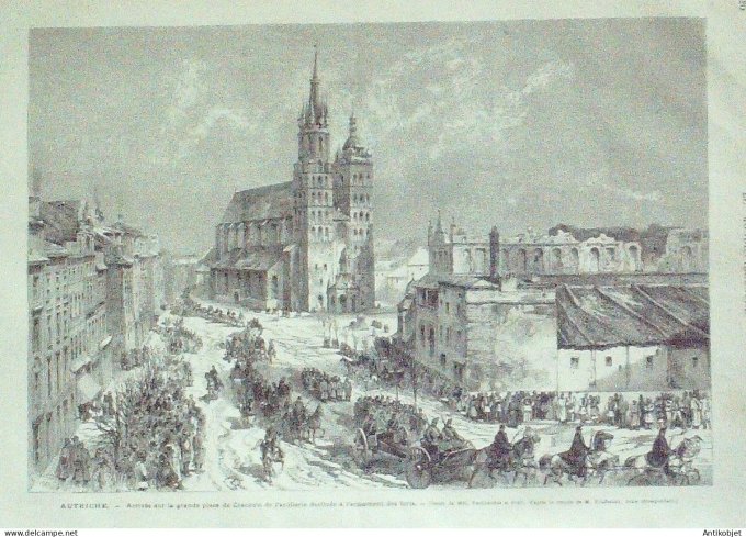 Le Monde illustré 1877 n°1043  Milan Washington Russie St-Pétersbourg