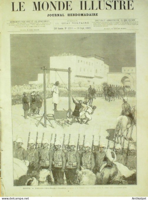 Le Monde illustré 1882 n°1331 Egypte Massoud-Mirza-Zilli Sultan Arabie Taïef