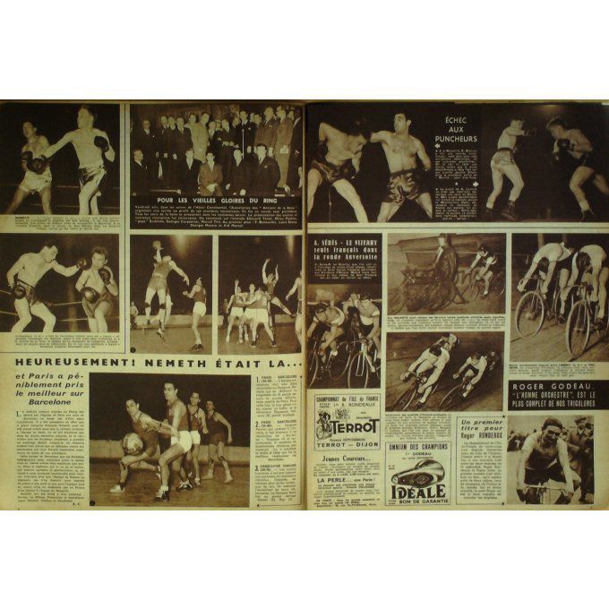 Miroir Sprint 1951 #  243 5 Fév Carrara Couttet Godeau Dehaye/Archambaut Sedan Stanle