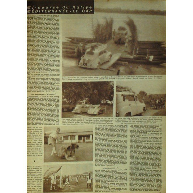 Miroir Sprint 1951 #  243 5 Fév Carrara Couttet Godeau Dehaye/Archambaut Sedan Stanle