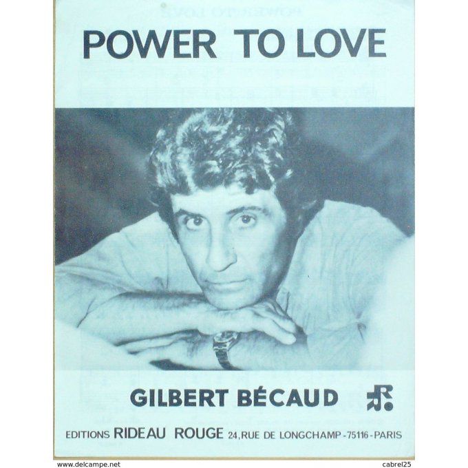 Becaud Gilbert Power To Love 1982