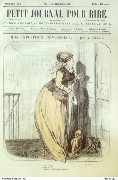 Petit journal pour Rire 1866 # 593 Les petits creves Bertall