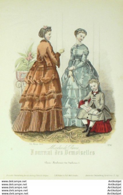 Journal de Demoiselles 1870 # 3741