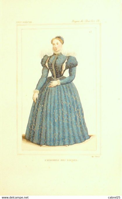 Des Roches Catherine Charles Ix 16ème 1852