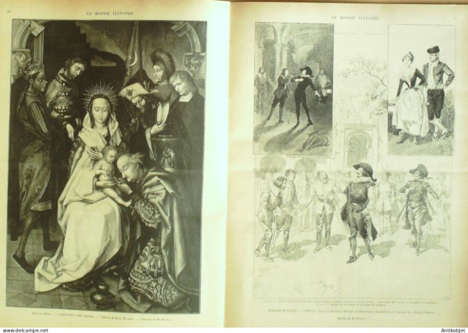 Le Monde illustré 1899 n°2180 Algérie Oran Sidi-Brahim Nouvelle-Orléans Dieppe (76)