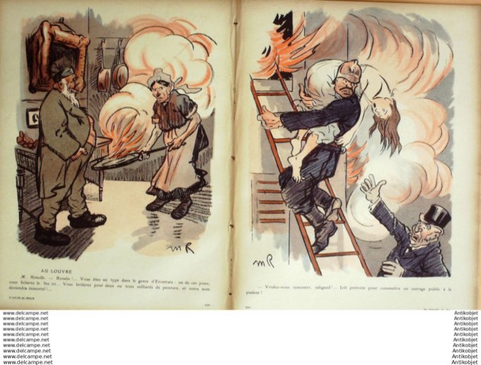 L'Assiette au beurre 1908 # 397 Le congres du feu Maroc Radiguet